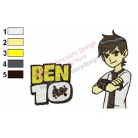 Ben10 Embroidery Design